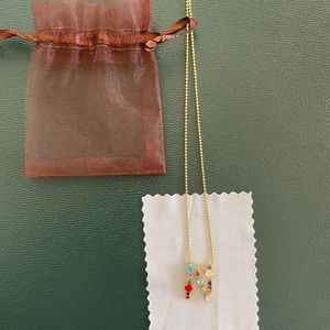 18K Gold Filled Initial Necklace